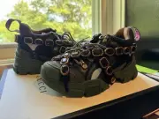 Gucci sneakers size 5 Flashtrek ‘Green crystal’