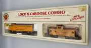 Bachmann Loco & Caboose Combo Diesel Engine Locomotive HO Scale New In Box
