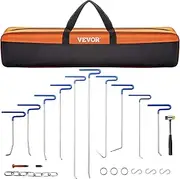 VEVOR Dent Removal Rods Set Paintless Dent Repair Tools for Car Dent Remover Puller Hail Damage Repair Kit