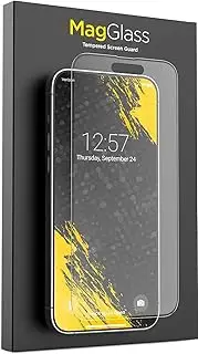 Magglass Compatible with iPhone 15 Pro Max Matte Screen Protector, (Anti Glare) Fingerprint/Scratch Proof Tempered Glass (Easy Applicator Included)