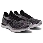 Asics Gel Nimbus 23 Knit Mens Running Shoes Size 7 Sheet Rock Gray Black