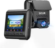 SJCAM 4K Car Dash cam Front,IMX678 Starvis 2 Night Vision Dash Camera for Cars, F1.8, 170�FOV with HDR, 5G Wireless WiFi, Ultra-Precise GPS, 24/7 Hours Parking Mode
