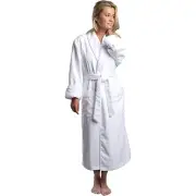 Plush Lined Microfiber Bath Robe for Women / Men (Unisex) Luxury Spa, Hotel Robe