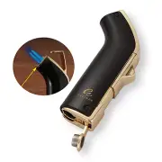 Galiner Dual Torch Cigar Lighter Windproof Jet Flame Gas Lighter Cigar Puncher
