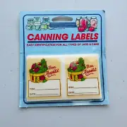 Vintage Canning Jar Stickers Labels 20ct Midwestern Label Co Made in USA NEW