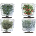 2pcs Anti-Bird Vegetable Cover Mesh Drawstring Plant Cover Bags Pest Control