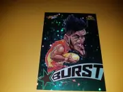 2017 AFL SELECT FOOTY STARS AARON HALL STARBURST CARD SB30 GOLD COAST