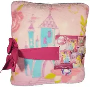Disney Princess 2-in-1 Pillow and Throw 40" x 50" Foot Pocket (New, Sealed)