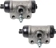 TRQ Rear Wheel Cylinder Set Driver & Passenger Side Compatible with 2012-2017 Mitsubishi i-MiEV 2002-2016 Lancer 2017-2019 Mirage Mirage G4