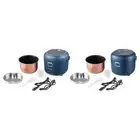 Electric Rice Cooker 2L Food Container Mini Rice Cooker for Car for Outdoor