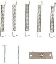 Yardwe 1 Set Durable Tremolo Springs for Electric Guitar Mounting Springs with Compact Design Silver Finish for Easy Installation and Reliable Performance
