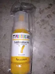 Printers Jack Sublimation Yellow Ink Refill for Epson EcoTank Inkjet Printers