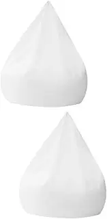 VANZACK 2pcs Bean Bag Sofa Liner Washable Liner Bag Soft Fabric Cover Easy Lazy Sofa