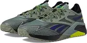 [Reebok] Mens Nano X2 TR Adventure Shoes Training Shoe, Steely Blue S23-R/core Black/Smash Orange S23-R