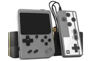 2025 Built-in 500 Handheld Game Console Retro 2 Players Grey