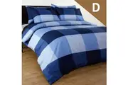 Magic Check Quilt Doona Duvet Cover Set