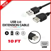 10FT USB 2.0 Type A Male/Female Extension Cable for Computer Printer PC Cord US