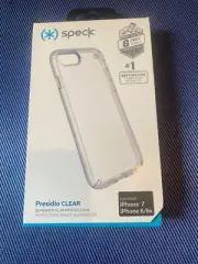 Speck Presidio Clear Shockproof iPhone Case 6/6s,7 w/ Silicone Bumper Cover,New