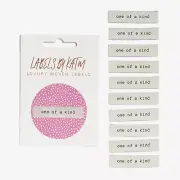 "One of a Kind" Sew In Woven Tags Clothing Labels pack of 10 by KaTM