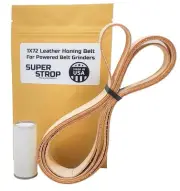 1X72 in. Leather Honing Strop Belts 1 inch Width fits 2X72 Belt Grinders (1 i...