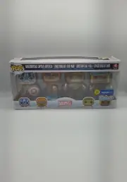 Funko Pop Marvel Gingerbread Captain America/Iron Man/Hulk/Thor 4 Pack Exclusive