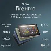 Brand New 11th Gen Amazon Fire Full HD 10" 64GB Tablet Multiple Color
