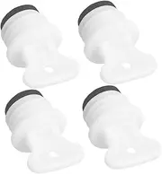 Generic 4pcs Hot Water Bottle Sealing Plug Hot Water Bottle Replacement Parts Hot Water Bottle Cap Hot Water Bottle Top Hot Water Bottles Hot Water Bottle Closure Hand Bottle Cap White Pp