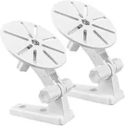 HOMOCONO 2pcs Camera Bracket Wall Bracket for Security Camera Wall Mount Security Camera Holder Adjustable Plastic Wall Brackets Security Camera Wall Shelf Security Camera Rack Abs White