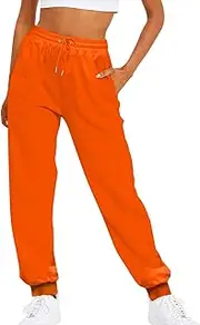 Baggy Pants for Women Summer Elastic High Waist Lounge Pants Comfy Casual Beach Trousers with Pockets 2025 Trendy
