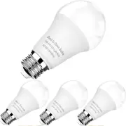 4-Pack Dusk to Dawn LED Light Bulbs, 75W Equivalent, Daylight 5000K, E26 A19