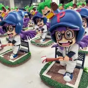 ZOR Studio Baseball Dr. Slump Resin Model Painted Statue in stock H24CM