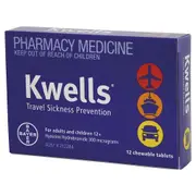Kwells Travel Sickness 12 Tablets