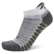 Balega Silver Socks Sports Compression Dry Feet Running US W 6-8/M 4.5-6.5 White