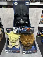 New 2012 Star Wars - Chewbacca Darth Vader Toda 12” Talking Plush New Sealed