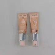 2pc 0.75oz Revlon Candid Glow Photo Ready Foundation 320 Tawny #9047
