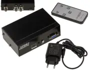 Switch Sdi 2 Ports. Compatible Sd-Sdi/HD-SDI And 3G-SDI 297MB/S