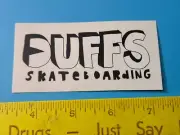 VTG 90's DUFFS SHOES LOUIE BARLETTA NIK FORD JOSH COX DC SKATEBOARD DECK STICKER