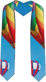 [EdWal] Hot Air Balloons print Graduation Stole and Sash Class for Unisex Adult Honor Stole Honor Stole of 2025