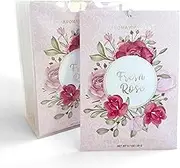 Fresh Rose Large Scented Sachets - 8 Pack, Long-Lasting Home Fragrance Sachet Bags, Extra Large Fresh-Scented Packets, Scented Sachets for Drawer and Closet
