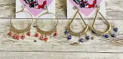 2 Evil Eye Earrings Hamsa Hand 2 Aretes Mal Del Ojo Mano Hamsa