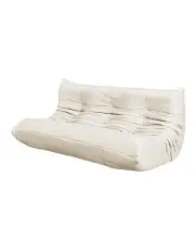 [Levede] 3 Seater Floor Caterpillar Sofa Chair in Beige