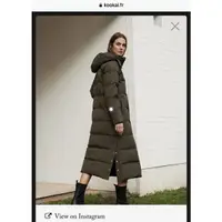 在飛比找蝦皮購物優惠-#法國品牌 #KOOKAI #長版羽絨服 #冬天神服 #寒流