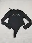 Fashion Nova Bodysuit Womens 3X Ditch Your Bra Mock Neck