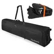 Goloni Ski Bag with Wheels,Padded Snowboard Bag for Air Travel,600D Waterproo...