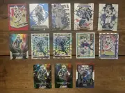 Stefon Diggs Lot - Buffalo Bills - 13 Cards - 2 Green Parallels