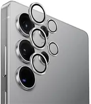 Galaxy S25 Ultra Aluminium Camera Lens Protector - Sliver Ultra-Slim Fit - HD Clarity - Scratch-Resistant - Anti-Fingerprint - Bubble-Free Installation [UNIQ-GS25U-LENSSIL]