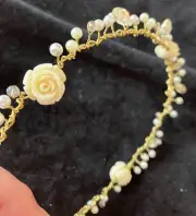 Women’s Hand Crafted Headband Hoop Prom Wedding Snow Ball Homecoming Renaissance