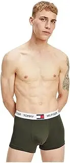 [Tommy Hilfiger] Men's 85 Signature Logo Trunk, Army Green, X-Large