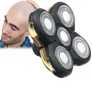 Men Electric Shavers Replacement Heads, 5 Heads Beard Replacement Blade Alter...