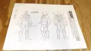 GI Joe 11 x Model Sheets Xerox 5 x Storm Shadow Snakes Eyes Bats Cobra Comman